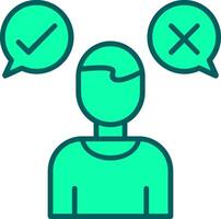 Decision Marker Icon Design Symbol vector