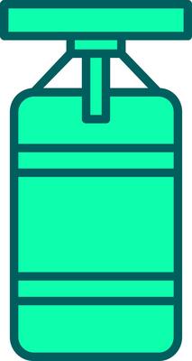 Punching Bag Icon Design Symbol