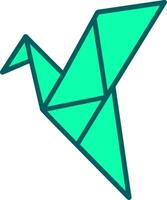 Origami Icon Design Symbol vector