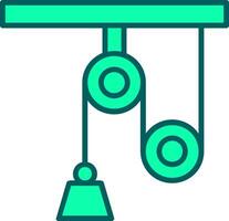 Pulley Icon Design Symbol vector
