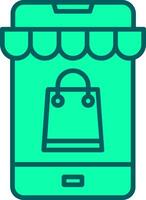 Online Shop Icon Design Symbol vector