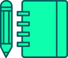 Notebook Icon Design Symbol vector