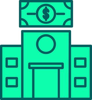 fijo activo icono diseño símbolo vector