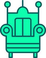 Throne Icon Design Symbol vector