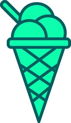 Ice Cream Icon Design Symbol