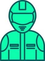 Racer Icon Design Symbol vector