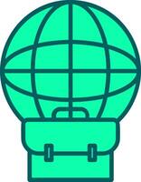 Outsourcing Icon Design Symbol vector