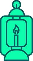 Oil Lamp Icon Design Symbol vector