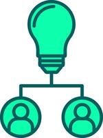 Network Icon Design Symbol vector