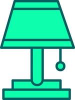 Table Lamp Icon Design Symbol vector