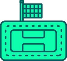 Race Track Icon Design Symbol vector
