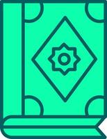 Quran Icon Design Symbol vector