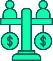 Equity Icon Design Symbol vector