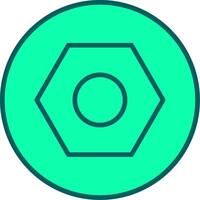 Nut Icon Design Symbol vector