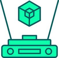 Hologram Icon Design Symbol vector