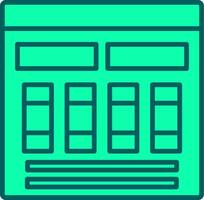Mood Board Icon Design Symbol vector