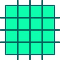 Grid Icon Design Symbol vector