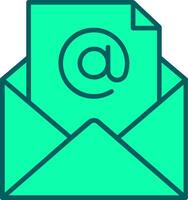 Mail Icon Design Symbol vector