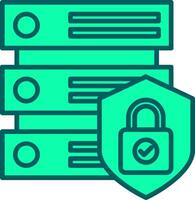 Database Icon Design Symbol vector
