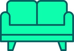 Sofa Bed Icon Design Symbol vector