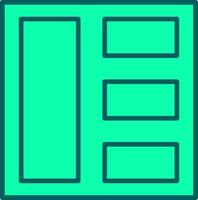 Grid Icon Design Symbol vector