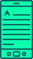 Kindle Icon Design Symbol vector