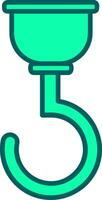 Hook Icon Design Symbol vector