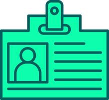 Id Card Icon Design Symbol vector