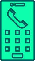 Keypad Icon Design Symbol vector