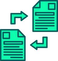 Data Transfer Icon Design Symbol vector