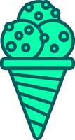Ice Cream Cone Icon Design Symbol vector