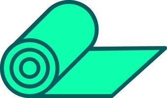 Gym Mat Icon Design Symbol vector
