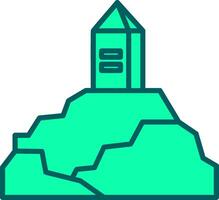Mount Arafat Icon Design Symbol vector