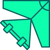 Glider Icon Design Symbol vector