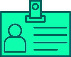 Identification Card Icon Design Symbol vector