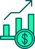 Growth Icon Design Symbol vector