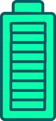 Full Battery Icon Design Symbol
