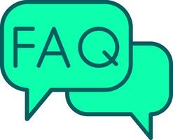 Faq Icon Design Symbol vector