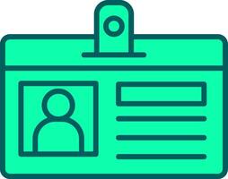 Identification Card Icon Design Symbol vector
