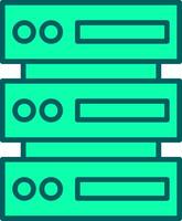 Database Icon Design Symbol vector