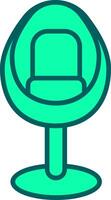 Egg Chair Icon Design Symbol vector