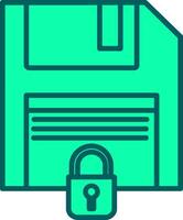 Disk Icon Design Symbol vector