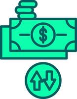 Cash Flow Icon Design Symbol vector