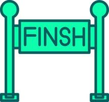 Finish Line Icon Design Symbol vector