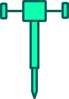 Driller Icon Design Symbol