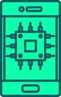 Cpu Icon Design Symbol vector