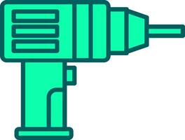 Drilling Machine Icon Design Symbol vector