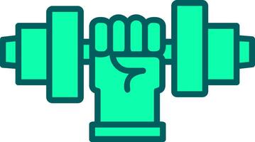 Dumbell Icon Design Symbol vector