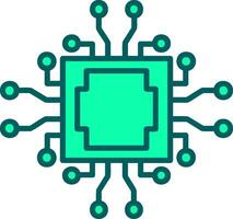 Cpu Icon Design Symbol vector