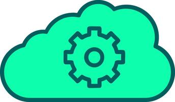 Cloud Storage Icon Design Symbol vector